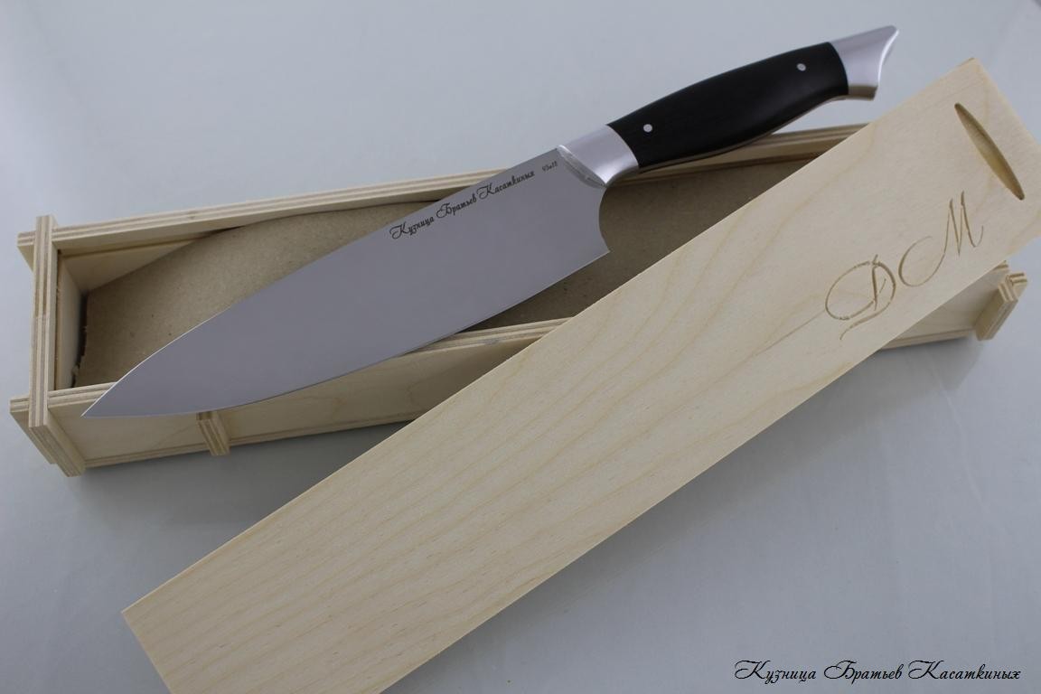 Chef's Knife. 95kh18 Steel. Hornbeam Handle