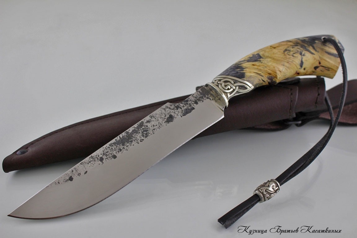 Hunting Knife "Taezhny". kh12mf Steel. Maple Wood Wart