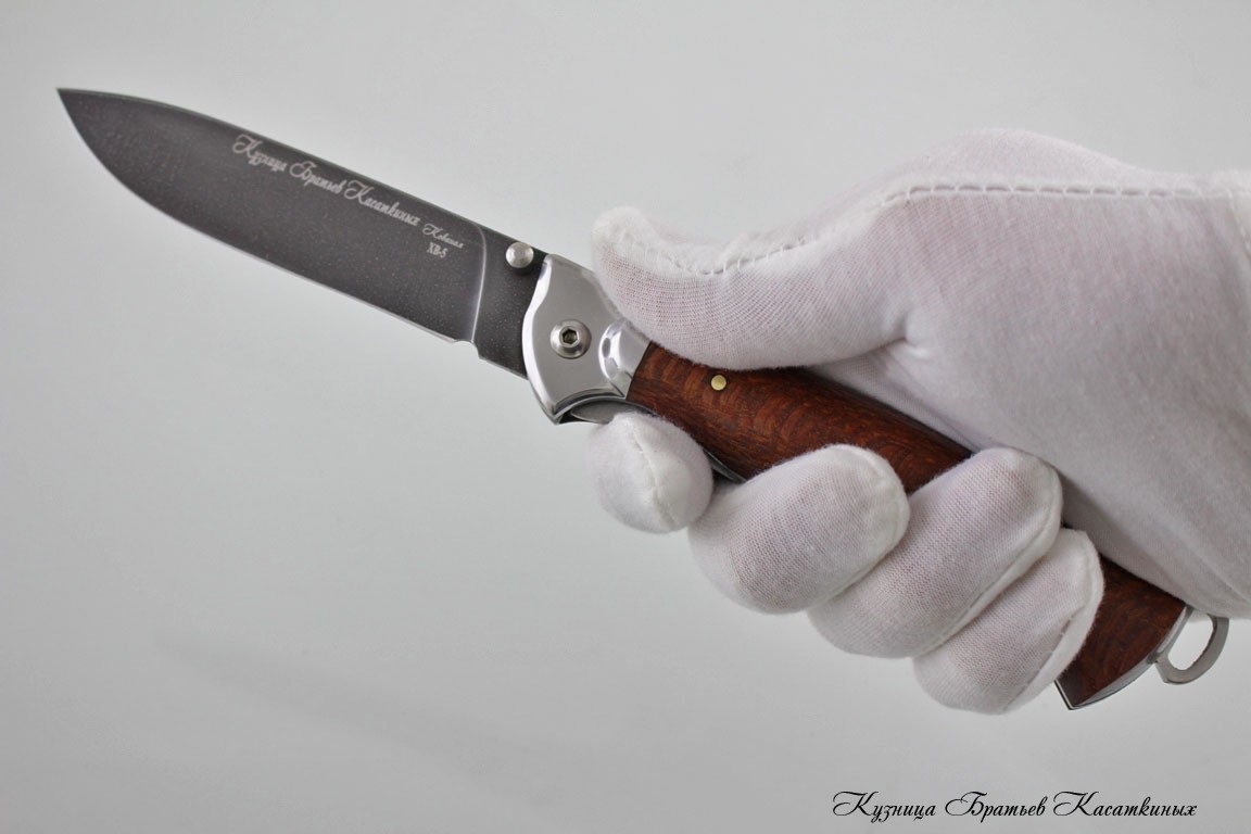 Folding knife "Legioner 2". HV-5 Steel. Lacewood Handle