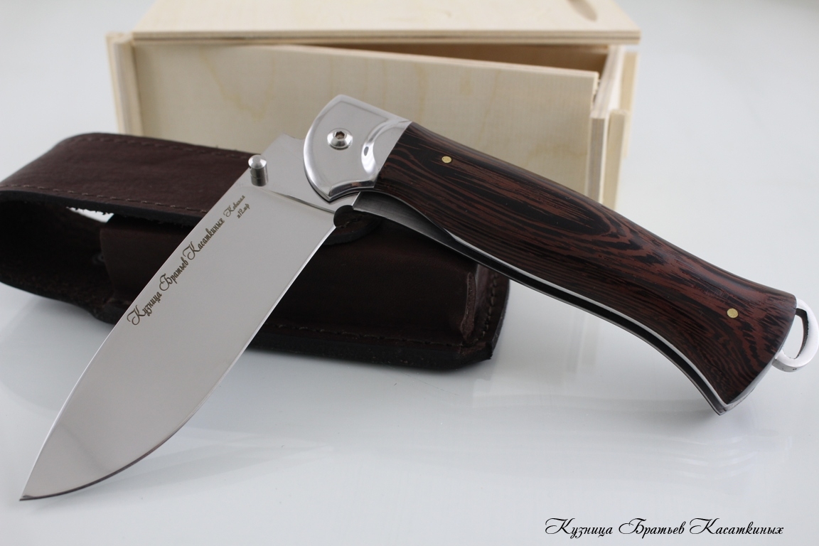 Folding Knife "Botsman". h12mf Steel. Wenge Handle