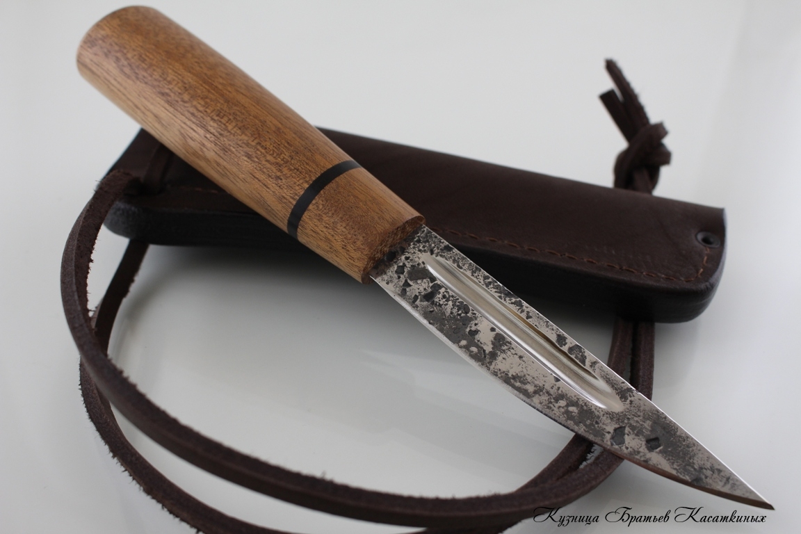 Yakutian knife (small size). Stainless Steel 95h18. Sapele handle