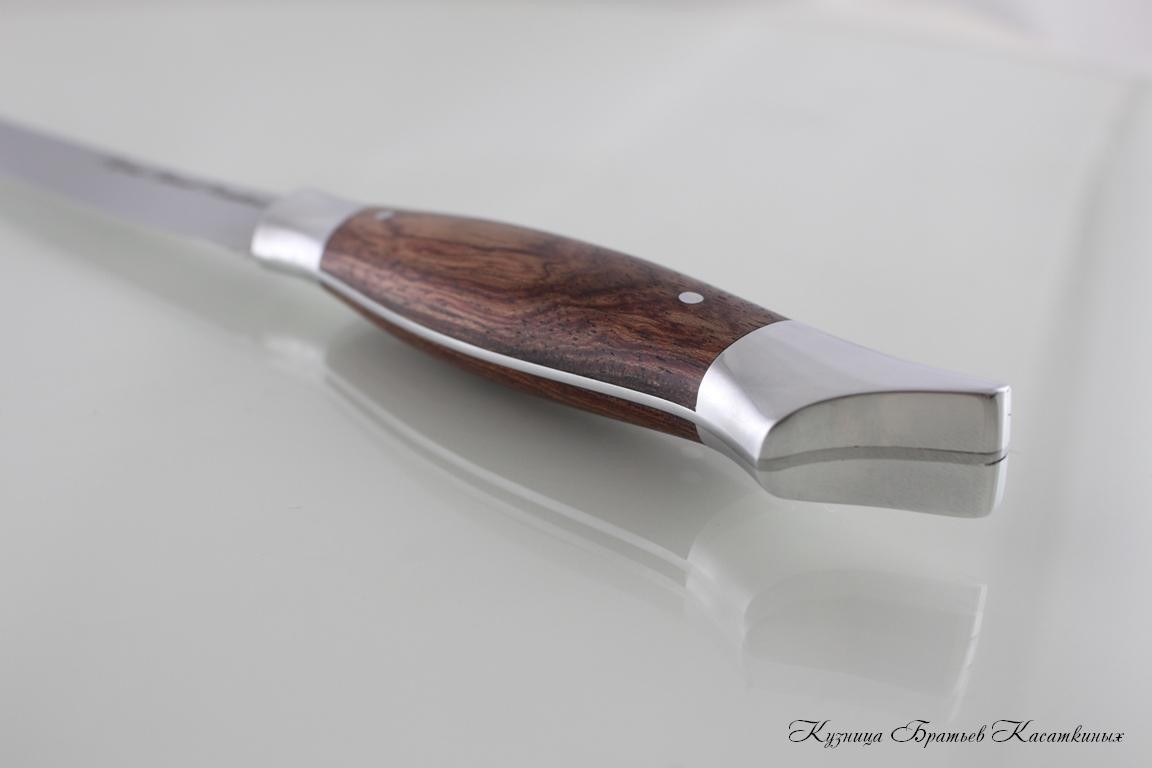 Filet Knife. 95kh18 Steel. Bubinga Handle