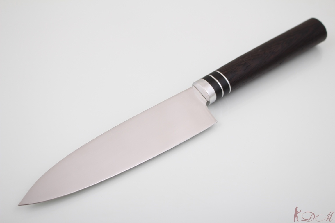 Японский кухонный нож "Петти" кованая 95х18. Рукоять Венге.