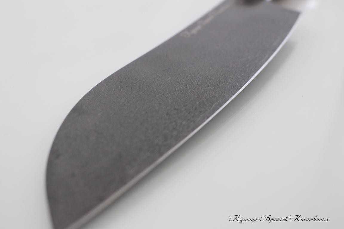 Santoku Knife. kh12mf Steel. Padouk Handle 
