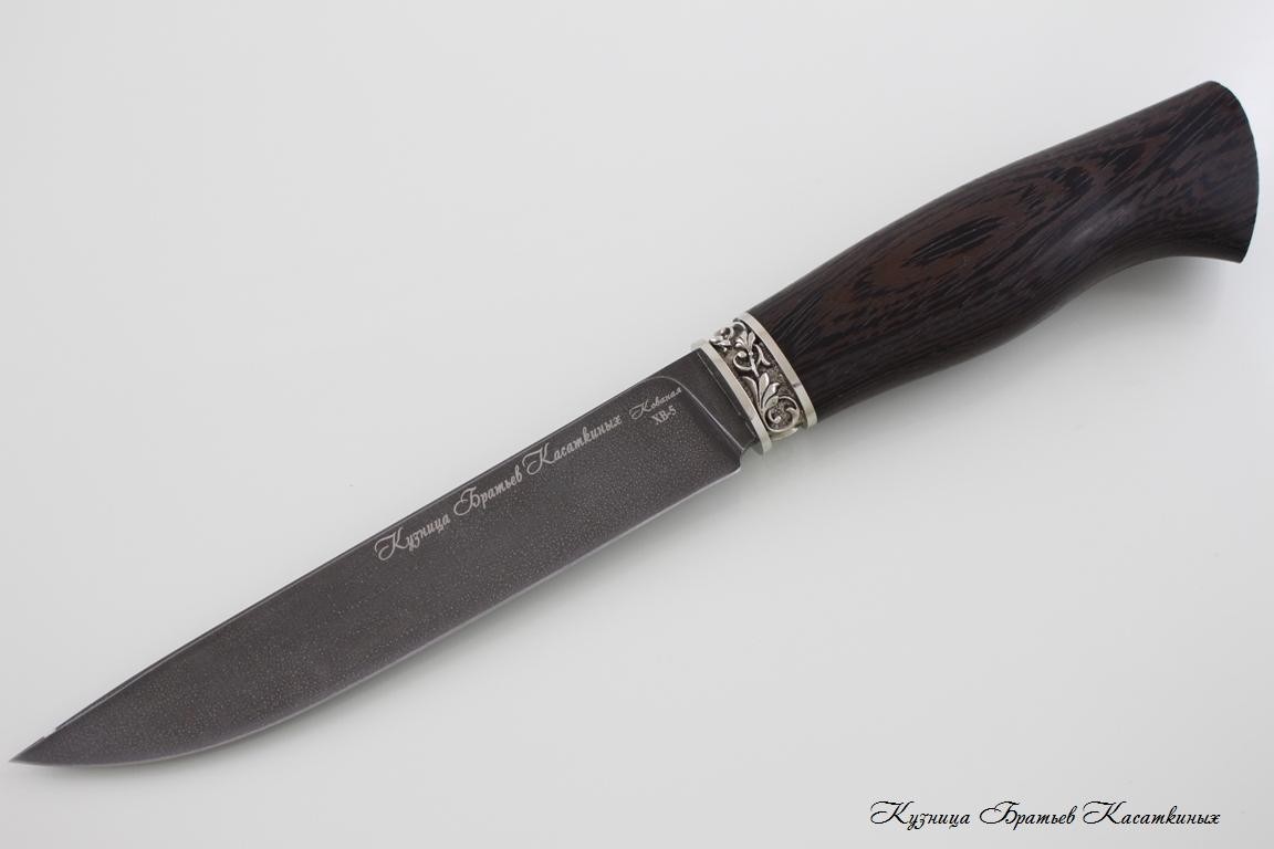 Hunting Knife "Lisa". Khv-5 Steel (Extra Hard Steel). Wenge Handle