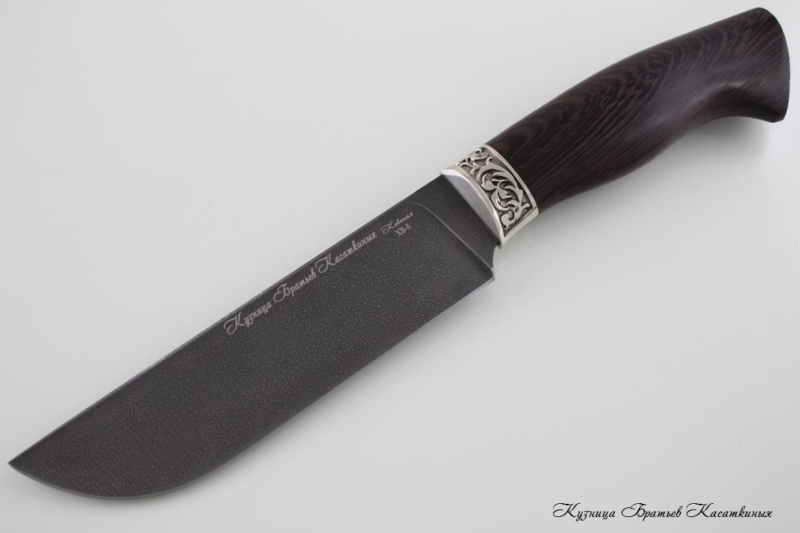 Hunting Knife "Medved". Khv-5 Steel (Extra Hard Steel). Wenge Handle