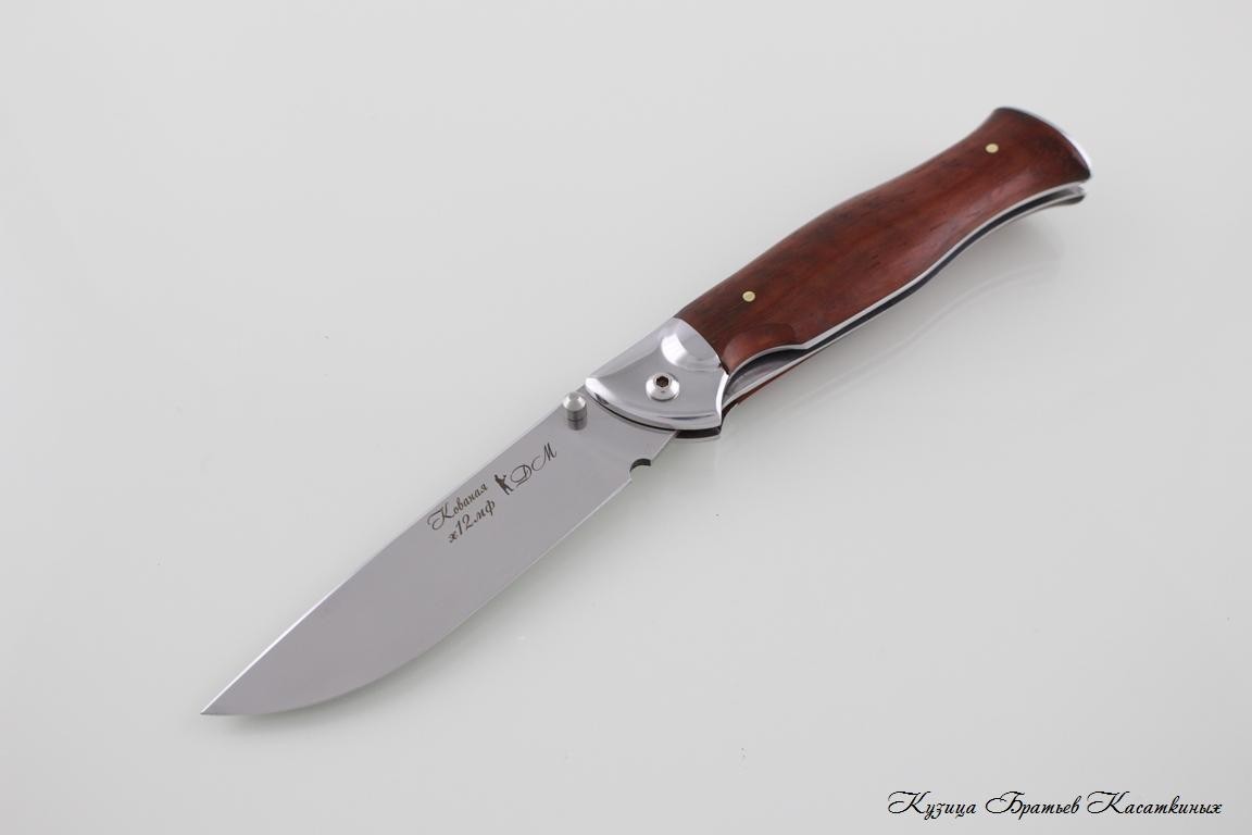 Folding knife "Legioner". h12mf Steel. Padouk Handle