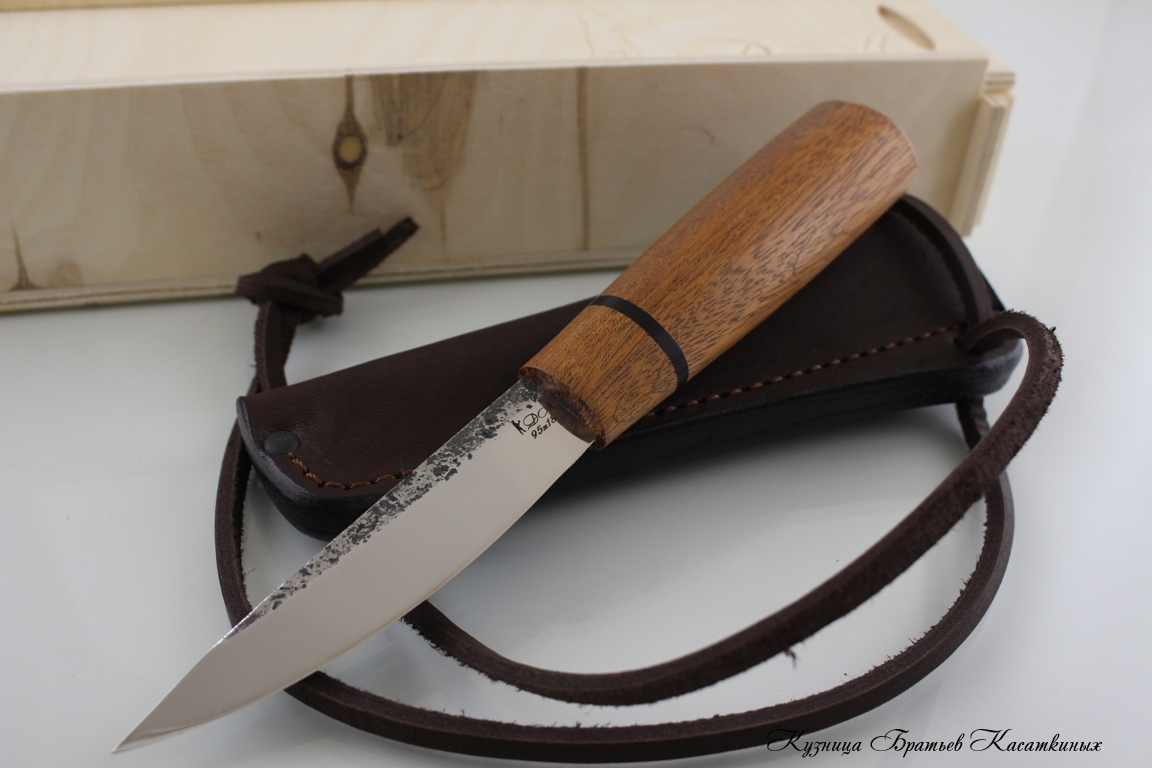 Yakutian knife (small size). Stainless Steel 95h18. Sapele handle