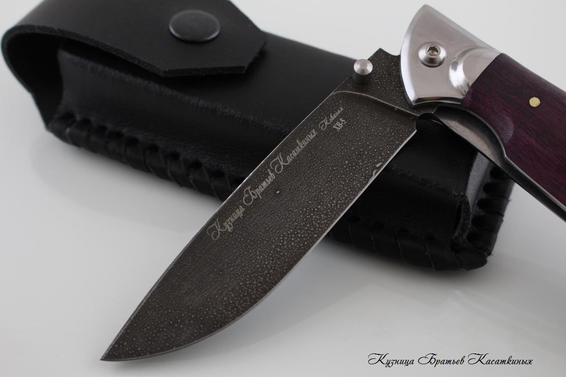 Folding Knife "Legioner". HV-5 Steel. Amaranth Handle