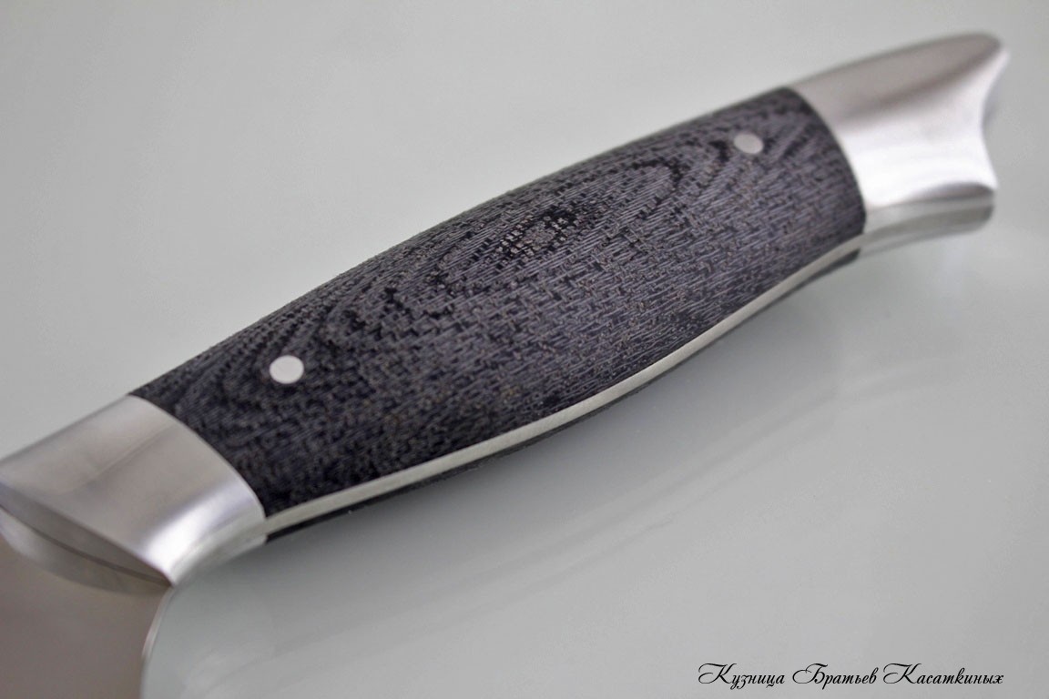 Chef's Knife. 95kh18 Steel. Micarta Handle 