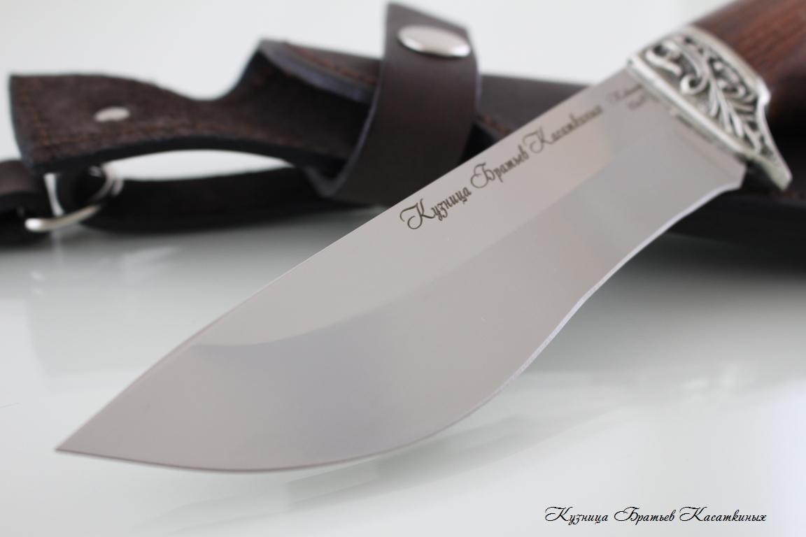 Hunting Knife "Eger". Stainless Steel 95h18. Bubinga Handle