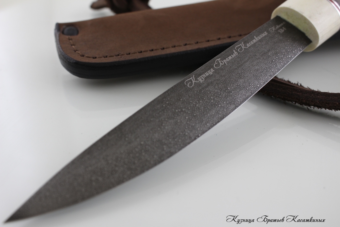 Yakutian knife (medium size). HV-5 Steel. Karelian Birch handle