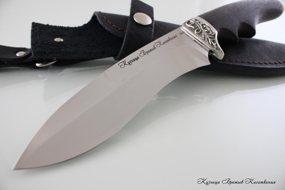 Hunting Knife "Voron". 65kh13 Steel. Wenge Handle