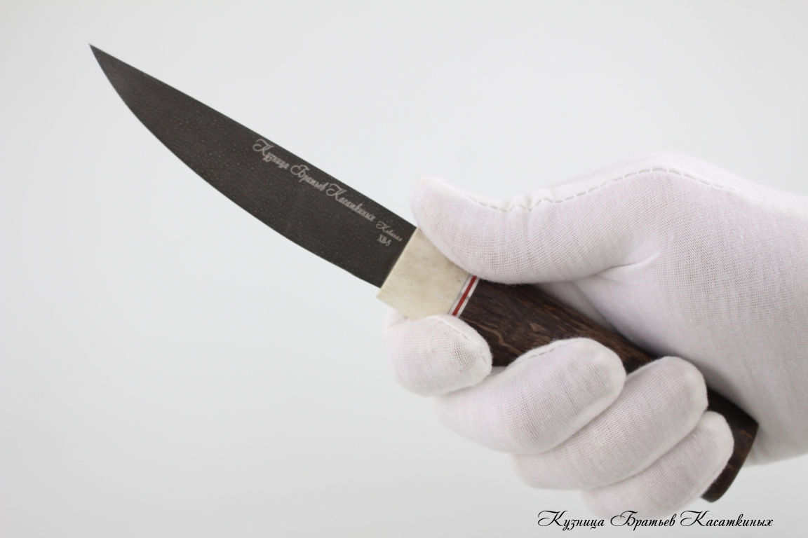 Yakutian knife (small size). HV-5 Steel. Karelian Birch handle