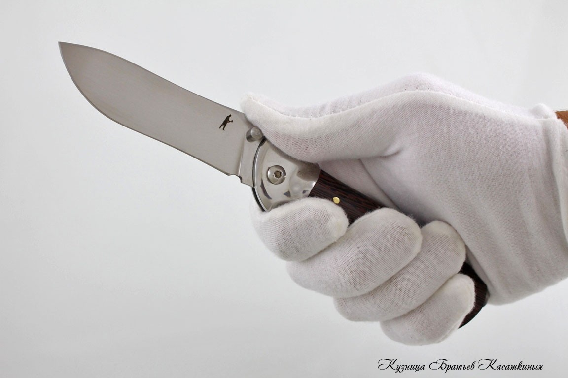 Folding knife "Yunker 2". h12mf Steel. Wenge Handle