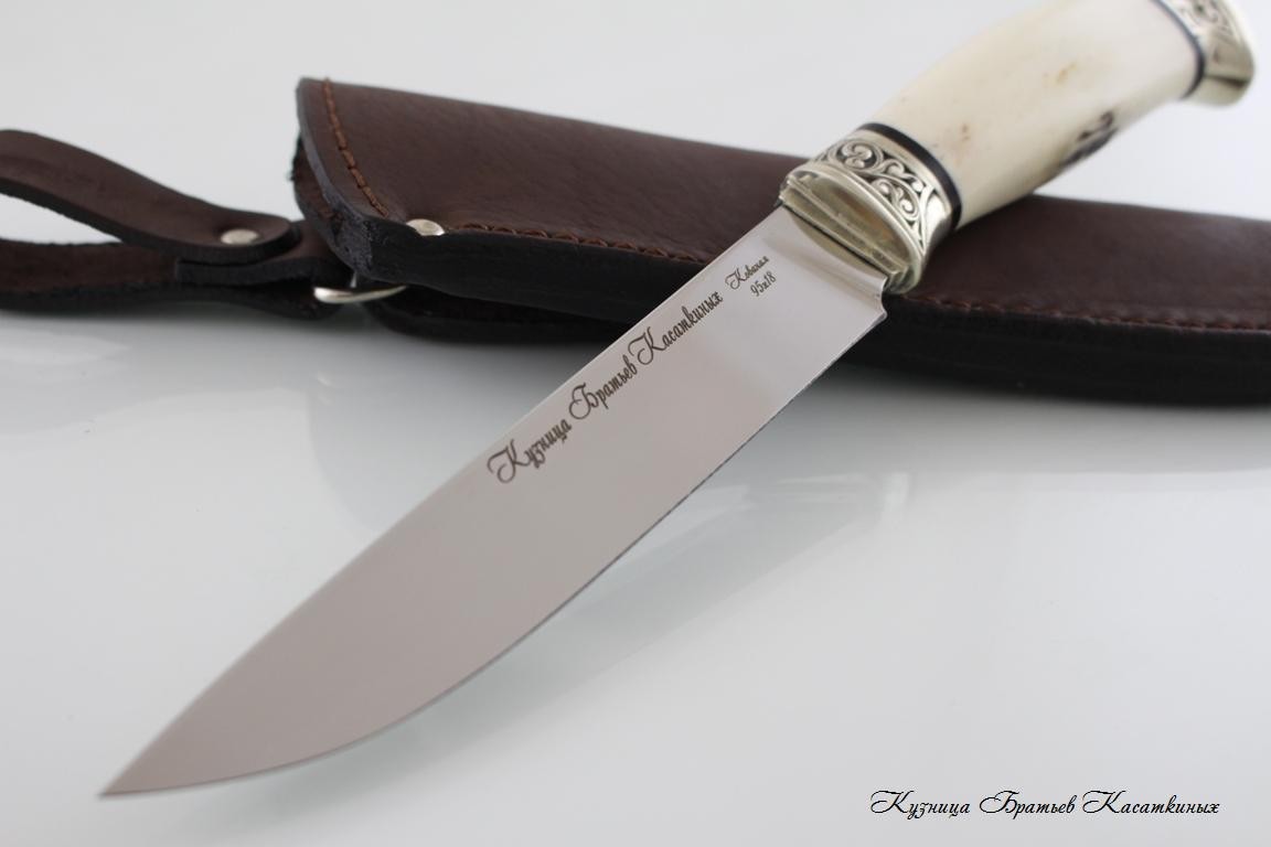 Hunting Knife "Lisa". Stainless Steel 95h18. Elk Horn Handle