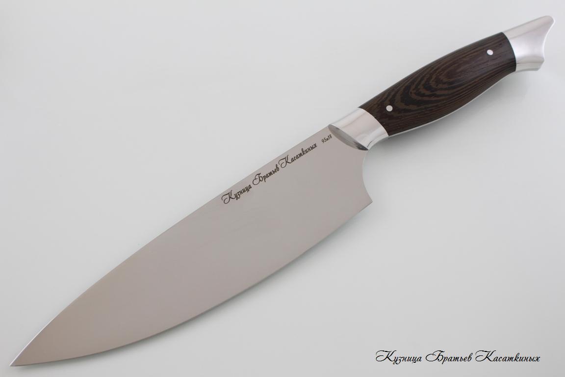 Kitchen Knife Set "Ratatouille". 95kh18 Steel. Wenge Handle