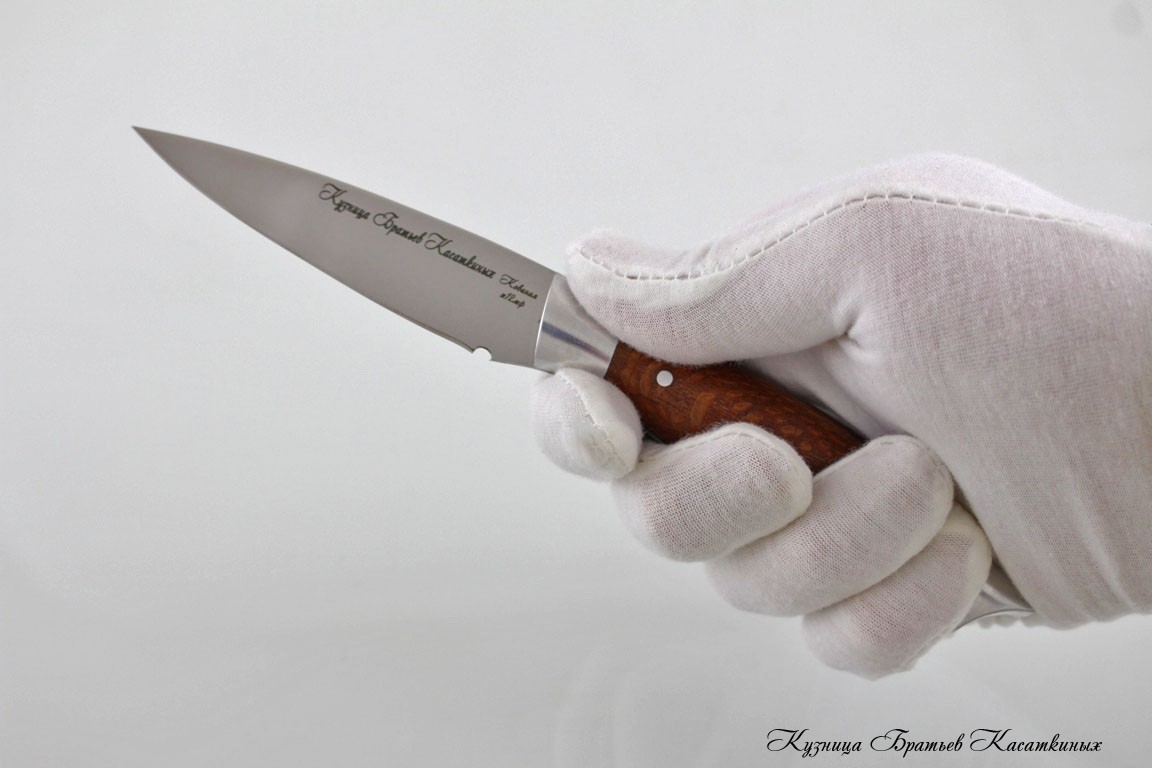 Pairing Kitchen Knife. h12mf Steel. Lacewood Handle