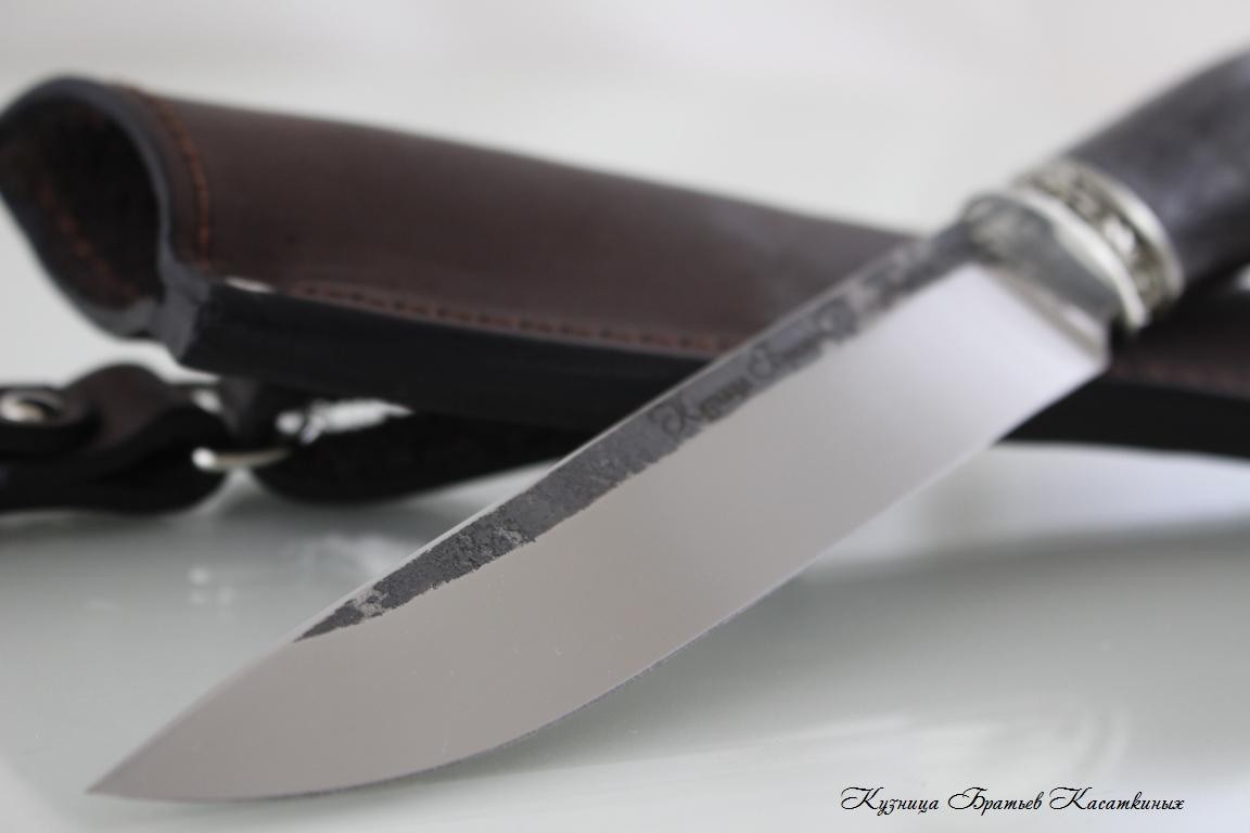 Hunting Knife "Lisa". Stainless Steel 95h18. Wenge Handle