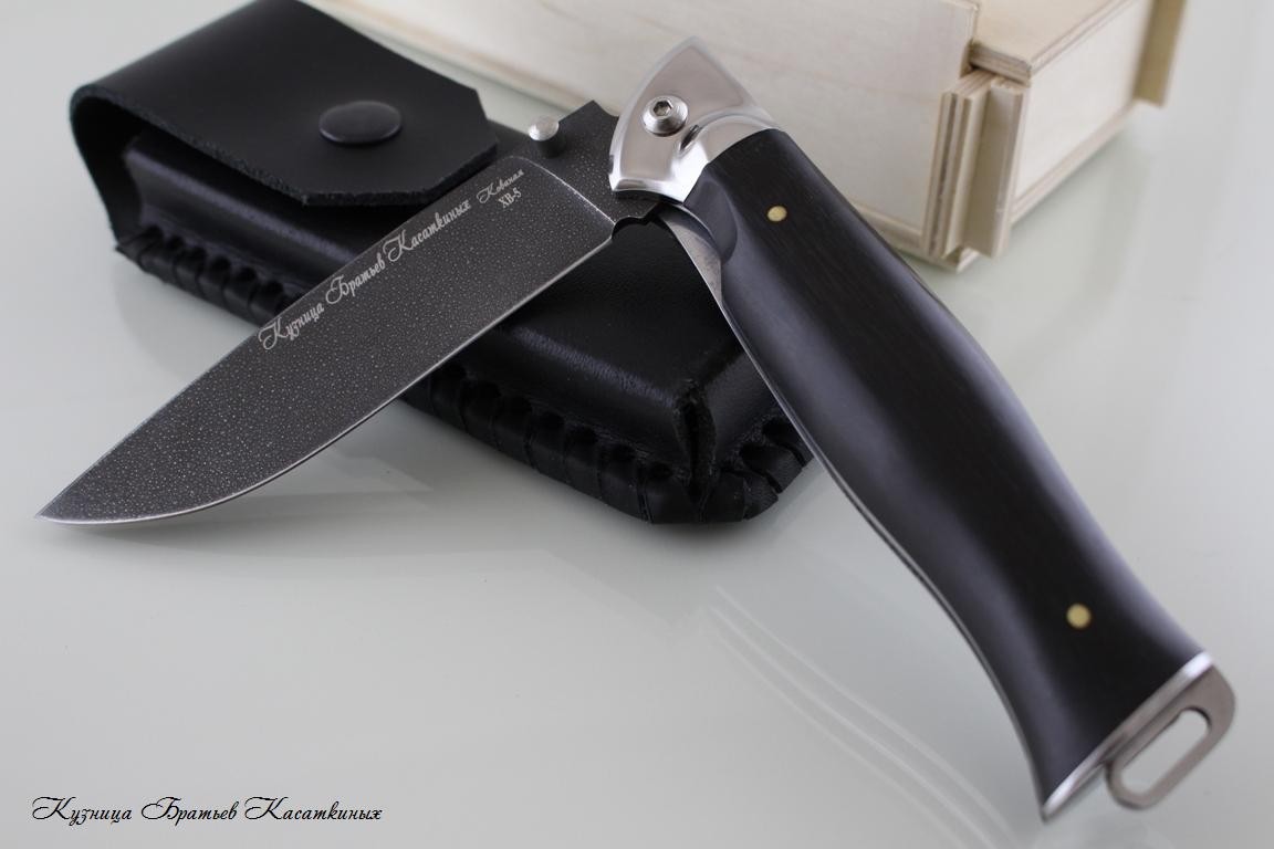 Folding Knife "Legioner". HV-5 Steel. Hornbeam Handle