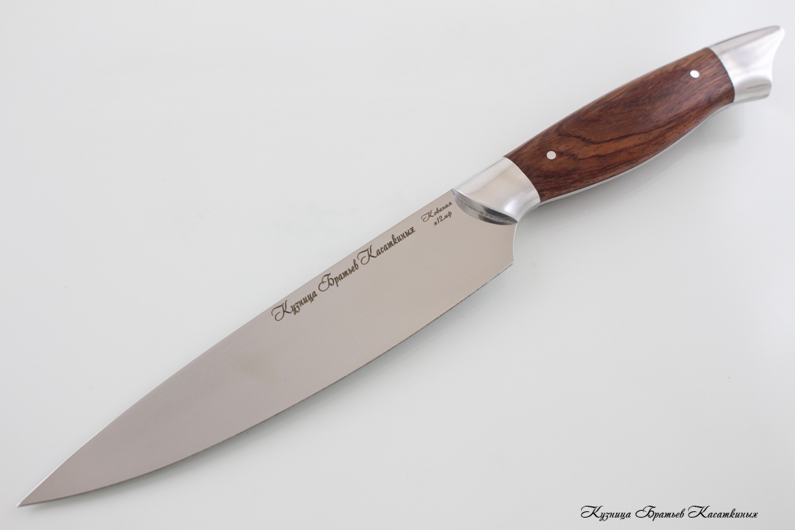 Кухонные ножи Kitchen Knife Set "Grand Ratatouille". kh12mf Steel. Bubinga Handle 