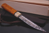Северный нож средний кованая 95х18. Рукоять карельская береза.